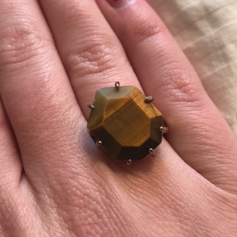 Kendra Scott Brown Stone Ring